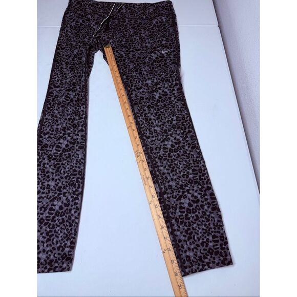 Nike Women’s Dri-FIT Leopard Print Yoga Athletic Leggings Drawstring Pocket SzXL - Picture 7 of 16